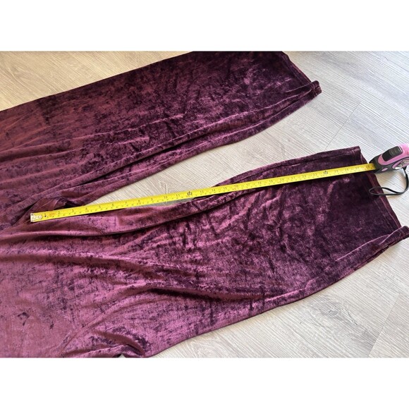 NWT Carol Little Velour Sz 22 Burgundy Tunic Pants Lounge Set Y2K Whimsigoth - Picture 11 of 13